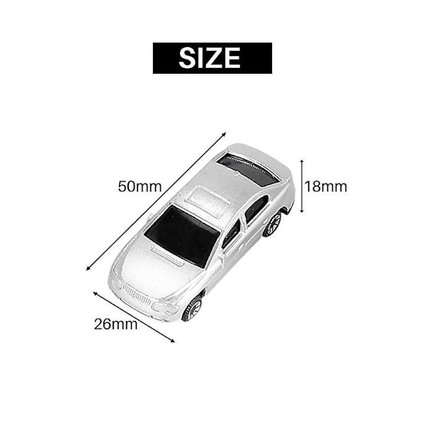XJ-50 stk 1:87 HO Skala Modellbil Malt Bilmodeller HO/TT Skala Jernbanemodellering Lagematte