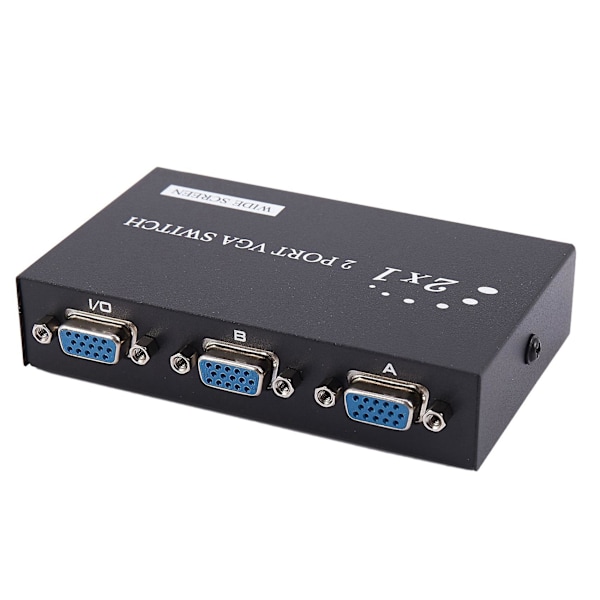 XJ-2x 1920x1440 Vga Switch 2-inn-1-ut 2 Port Delingsbryter Splitterboks