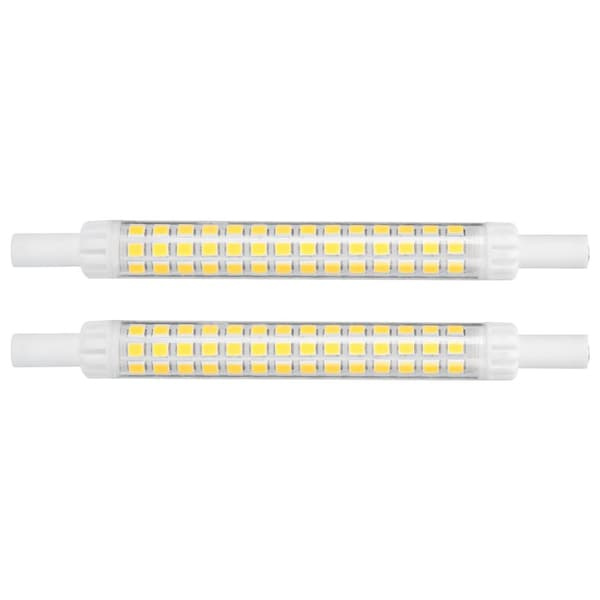 2 Pcs R7S 98LED Bulb Double Socket 118mm Dimmable Floodlight Lamp Accessory Warm White 200-240V