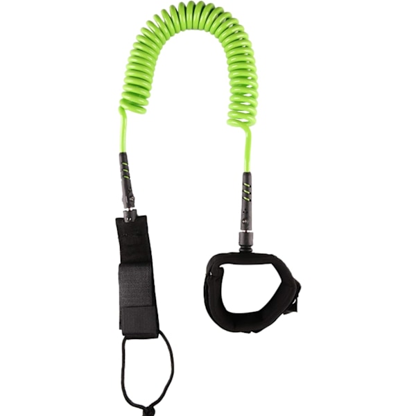 XJ-Surf SUP-board leash, 7 mm TPU spiralformet stand up paddle-board leash og surfbræt leash, polstret ankelstrop benrem