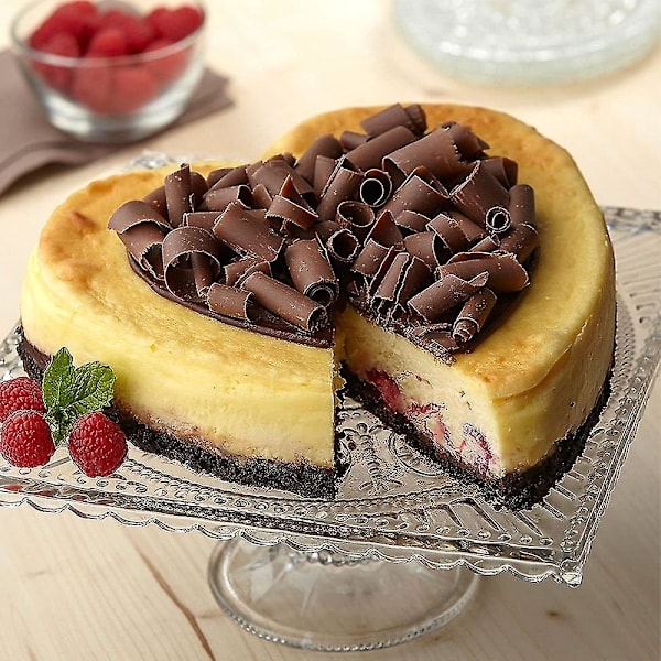 Non-Stick Hjärtformad Springform Pannon-stick Cheesecake Hjärtformade Kakformar DIY Hjärtformade Bakformar