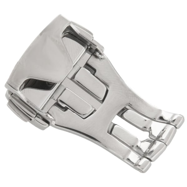 XJ-18mm Rostfritt Stål Deployant Klockarmband Viklås Spänne För , Slät #18mm