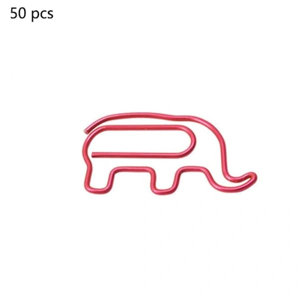 50 ST Papirclips Dokumentclips ELEPHANT ELEPHANT elefant