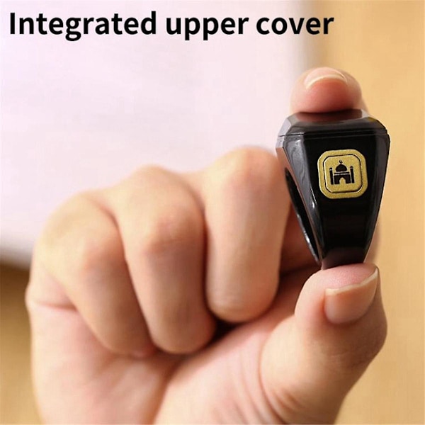 XJ-Smart Ring Bluetooth Elektronisk Fingerräknare Andaktstidspåminnelse Räkna Bön Fingerring Räkning
