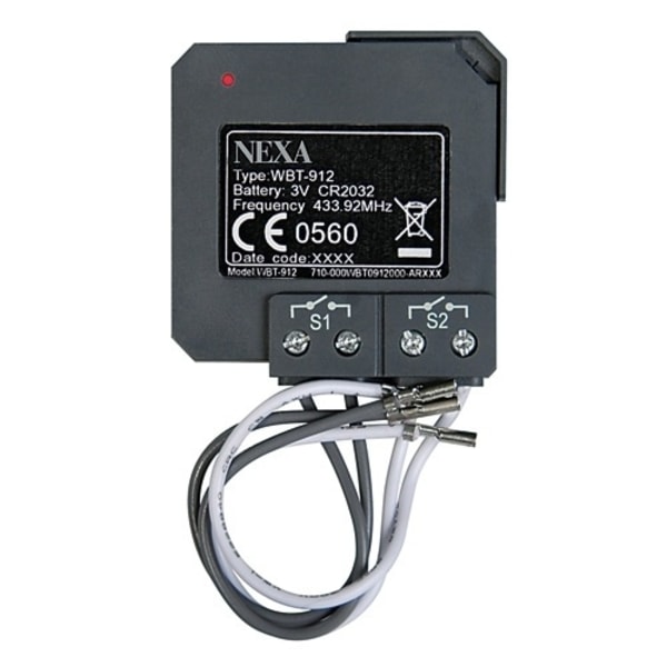 XJ-Nexa WBT-912 2-kanavainen uppoasennettava lähetin