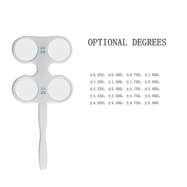 100% Nytt Loudly Märke 4 Linser Optisk Optometri Flipper Linshållare Ögontränare Ockluder FL-1