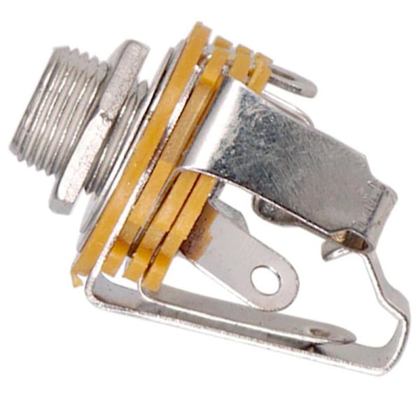 XJ-2 stk 1/4 tomme 6,35 mm Stereo Inngang Jack Plugg Socket For Elektrisk Gitar Bass, Gitar Pickup Output J