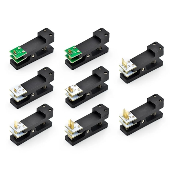 2.54 2.0 1.5 1.27 1.25 100mil 50mil 3P 4P 5P 6P 7P 8P 9P 10P PCB Clip Clamp Fixture Probe Pogo Pin Nedladdningsprogram Bränn