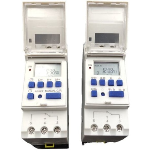 LCD Minutter Timer Elektrisk Ukentlig Digital Timer Bryter 15A (220V)