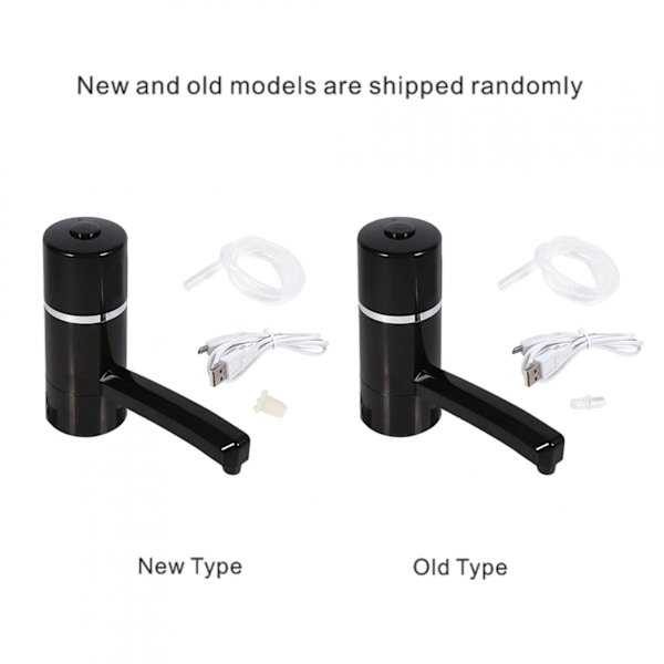 XJ-Vandflaskedispenser, 1x Trådløs Genopladelig Flaske Vand Elektrisk Pumpe Bærbar Drikkedispenser USB, Vandflaske