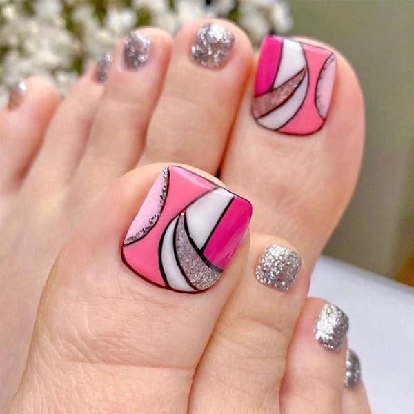 Tekokynnet glitter paljetit ranskalainen