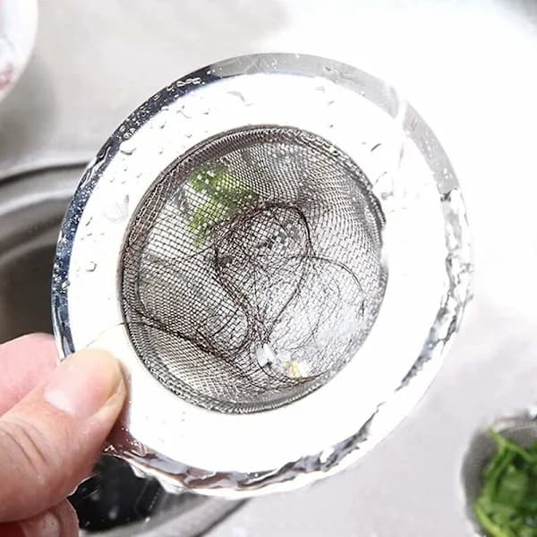 2 stk. vaskesier i rustfrit stål, 11,5 cm afløbsfilter, vaskesi, køkkenvaskesi