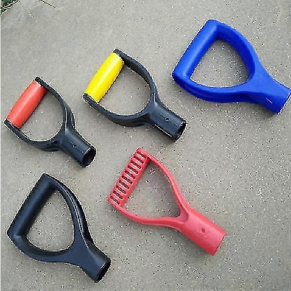 XJ-Fiskbenshandtag Stålspade Gaffelhandtag Spadehandtag Grepphandtag T-grepp svart 1 st