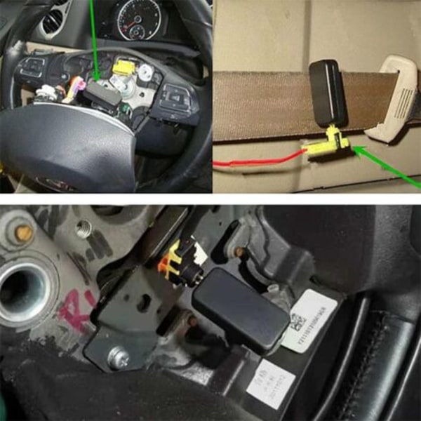 6 Stycken Universell Airbag Simulator för Bil SRS Diagnostik Verktyg för Felsökning Airbag Emulator Motstånd