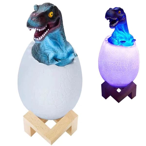 XJ-3D RGB LED Lampe Dinosaur T-REX Natlampe