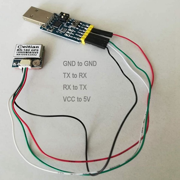 XJ-Bn-180 GPS-modul TTL Dubbel Glonass GPS + GPS Passiv Antenn För Cc3d Betaflight