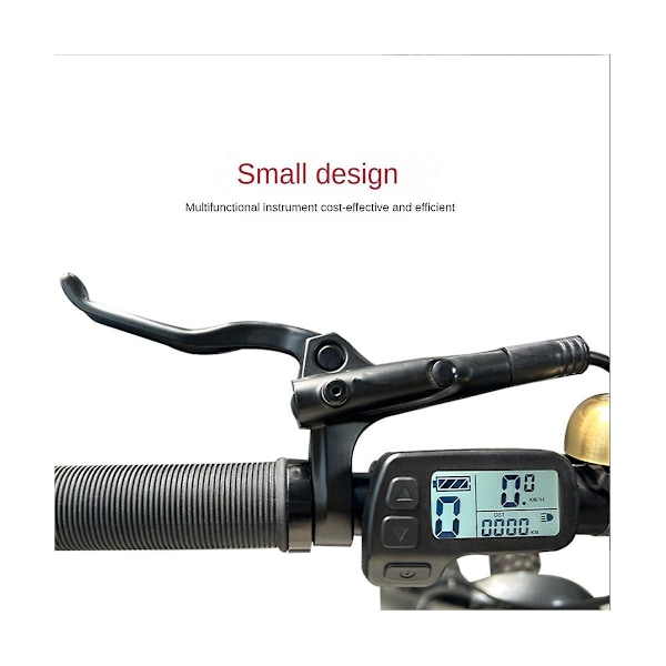 XJ-Elektrisk Cykeldisplay Kt-lcd11 5-polig Display Med S M-kontakt Drivmotor Omvandling Ebike Tillbehör