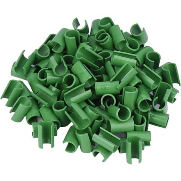 Klämma för tomatburar Växtstöd för växter Växtpinnar Set med 50 universella trädgårdsklämmor (16mm Cross Clips)