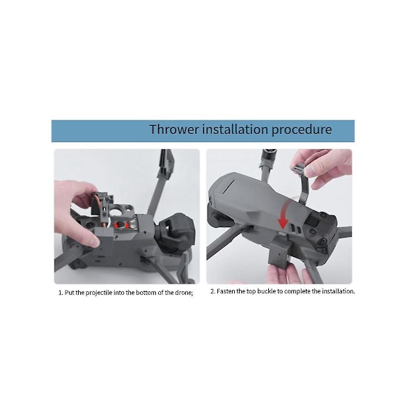 XJ-Thrower Airdrop Leveringssystem Drone Dropper For 3 Fiskeagn Vielsesring Gavelevering(b)