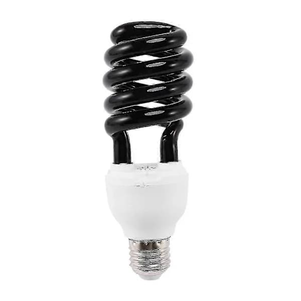 2x E27 40w UV Ultraviolet Fluorescerende Sortlys CFL Lampe 220v Form:spiral Watt Volt