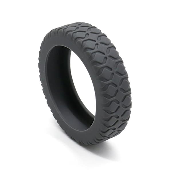 Resväskor Hjulskydd Silikon Tyst Skyddsskydd för Kabinväskor för De Flesta 8 Spinnerhjul Grå Grey 1pcs