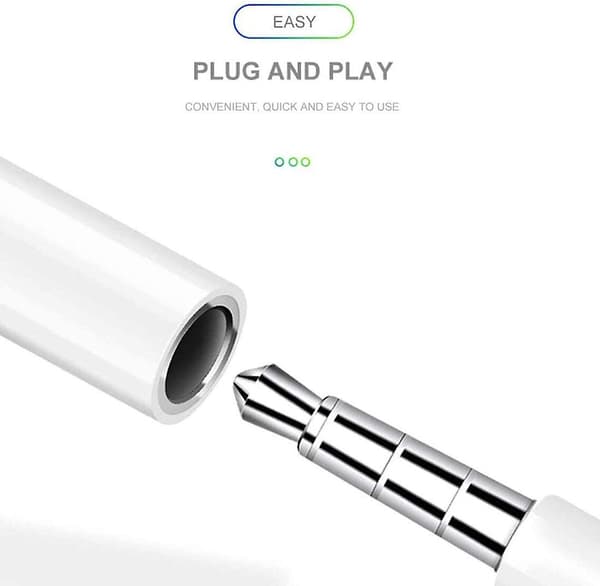 2 stk iPhone-hovedtelefonstik Sømløs lydintegration