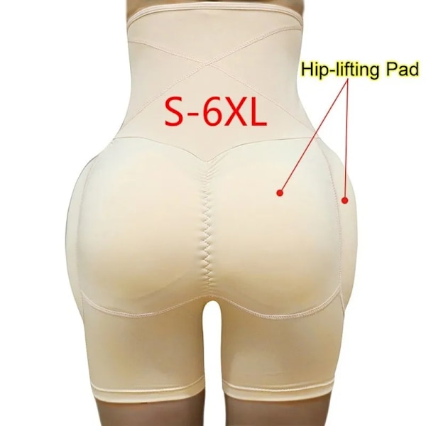 S-6XL Kvinnor Trosor med rumplyft Höftlyft Formande Underkläder Boyshort Magekontroll Lårförminskare Falsk Rumpa Stuss Shorts