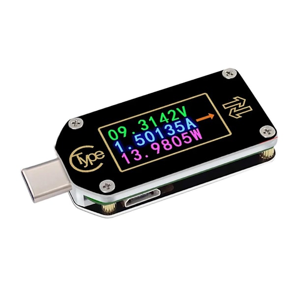 XJ-Tc66c Type-c Pd Trigger Usb Voltmeter Amperemeter Spenning 2-veis Strømmåler Multimeter Med Bluetooth