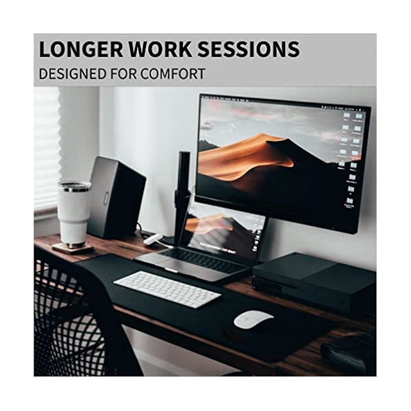 XJ-Ergonomisk Muse Håndledsstøtte Glidende Håndledspude Bevæger Sig Med Musen, Lindrer Håndledssmerter & Forebygger C