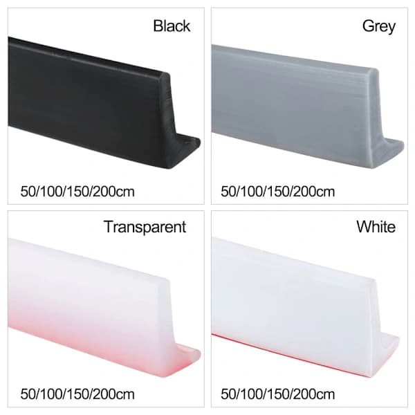 Vandstop Vandholde Strimmel TRANSPARENT 50CM Transparent 50cm