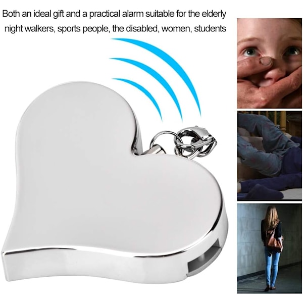 XJ-130dB nøglering til personlig alarm, nøglering til personlig sikkerhedsalarm f