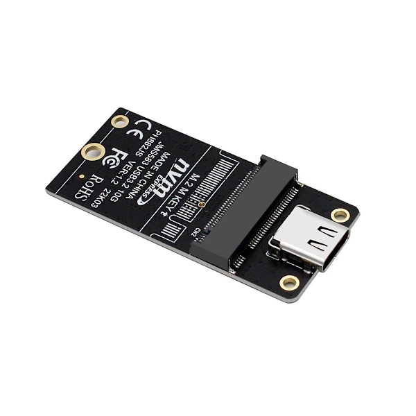XJ-M.2 Till Typ-c SSD-Kapsling Adapter M2 Nvme Hdd-Kapsling Mellankort Jms583 Chip 10gbps Suppo