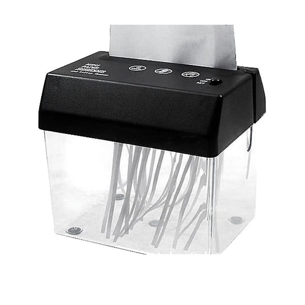 Bærbar Elektrisk Dokumentmakulator USB Batteridrevet Dokumentpapirkutter Kontor --(WR)[C]