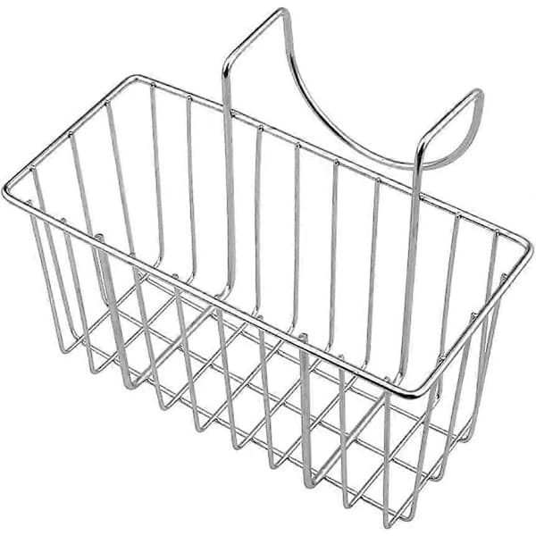Svamp Holder til Vask, Rustfrit Stål Vask Caddy Afløbsstativ Organizer Hængende Kurv Køkken