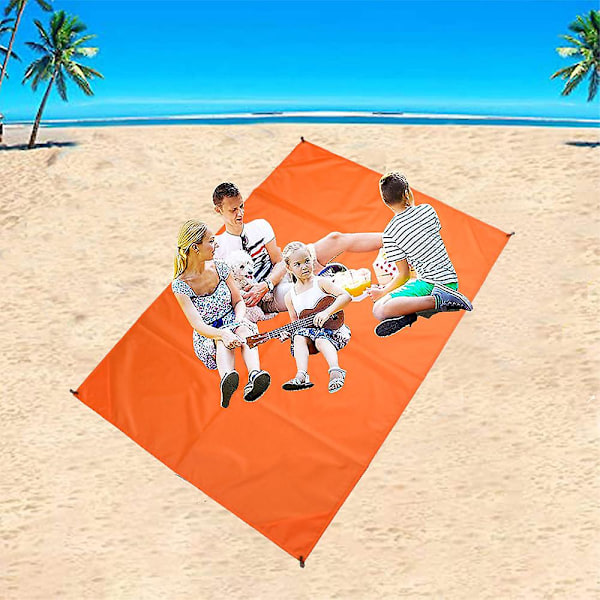 XJ-Piknikmatte Lett Vattentett Gulvmatte Mini Sammenleggbar Strandmatte
