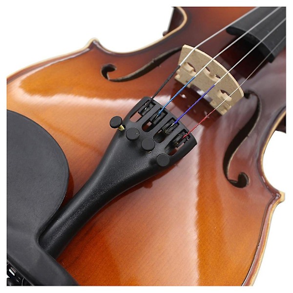 XJ-3/4 4/4 Violin Fiddle Stol Hill Style Med 1 stk. Stolestreng Halssnor 4 Finjusterere Aluminiumlegering