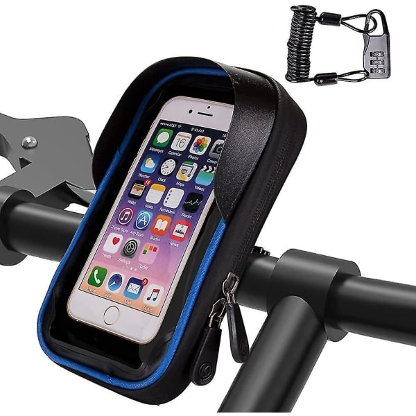 XJ-Cykel, mobiltelefonhållare, 360° rotations pekskärmsväska
