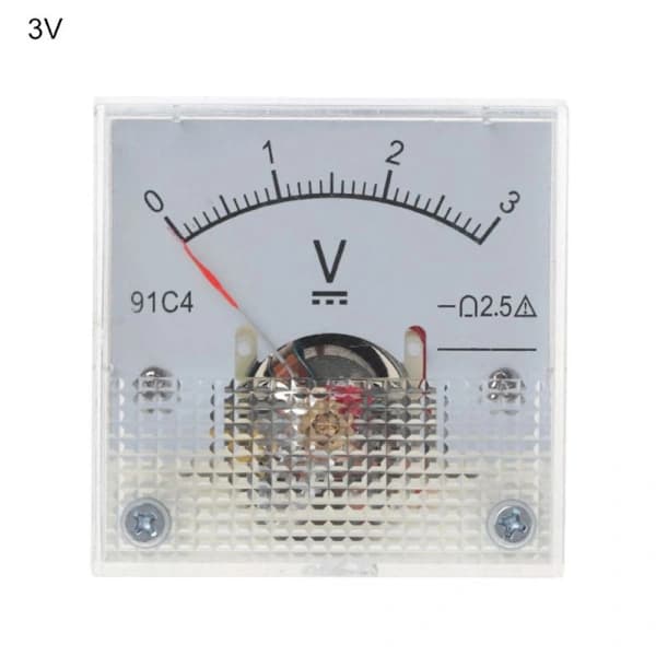 DC Voltmeter Analog Panelmåler 0-5V 0-5V 0-5V[ca]