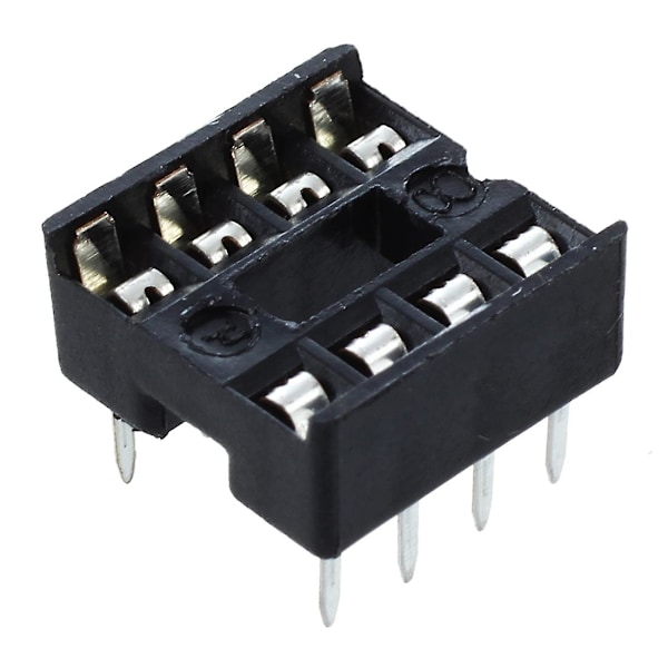 XJ-10 X 8-Pin DIP IC Socklar Adapter Lödtyp Sockel