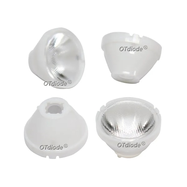 10 stk. XML XML2 XPH50 CREE LED-linser med hvid holder 21 mm*13 mm 8 25 30 45 60 90 grader 5050 LED-linse reflektor kollimator