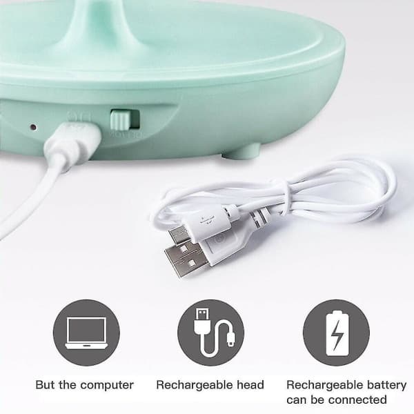 20 LED Flexible Touch Desk Lamp Bedside Lamp Reading Lamp Dimmable USB Rechargeable Blue