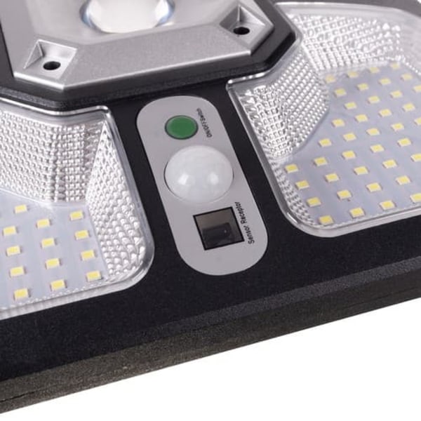 XJ-Kraftfull Solcellsdriven Spotlight med Rörelsesensor och Fjärrkontroll