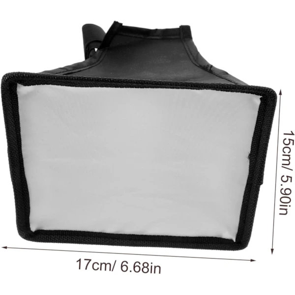 Kamerablixt Diffuser Softbox Mjukbox Belysning för Toppblixt Diffuser Reflektor