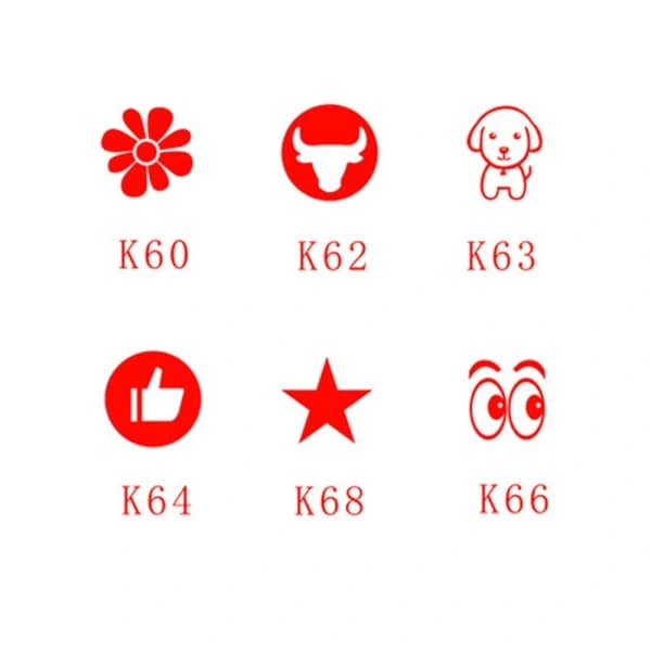 【xj】Golfboldstempel Golfstempel Markør K68 K68 K68