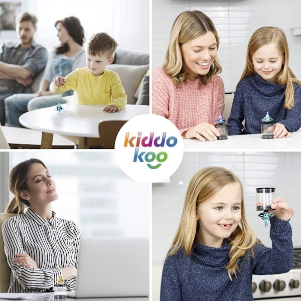 XJ - En stressreducerande leksak för hemmet eller kontoret. Snurra med vinden! Vår snurra snurrar för evigt, tvåfärgad och färgstark