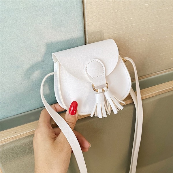 XJ-Tupsulla varustettu tekonahkainen Crossbody-laukku tytöille