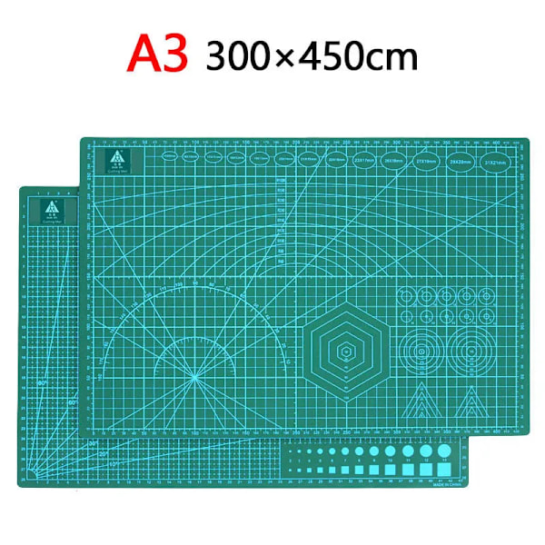 Engros A3 A4 A5 PVC Skæremåtte Pad Patchwork Skærepude A3 Patchwork Værktøj Manuelt DIY Værktøj Skærebræt Dobbeltsidet Selvhelende