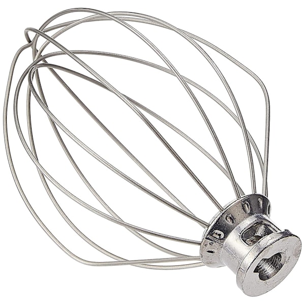 2-pack ersättningsvispar i rostfritt stål för KitchenAid 5QT 5K5SS 5KPM5-blandare, passar 5-liters lyftmaskiner