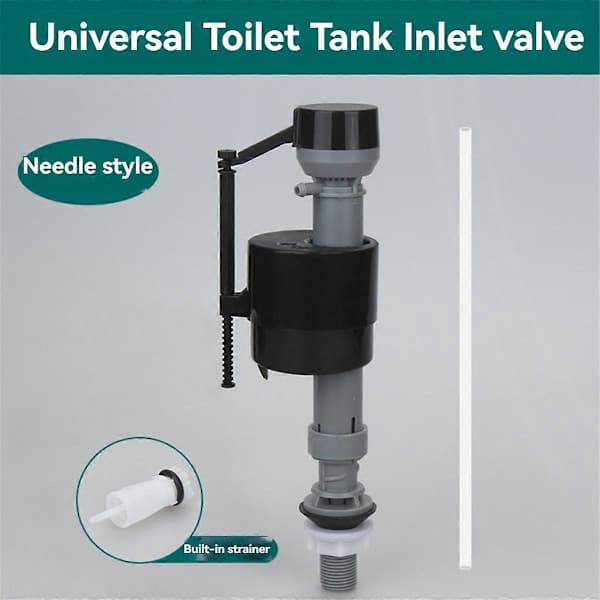Gamle toiletspule-tilbehør, vandindløbsventil, justerbar nåleventil