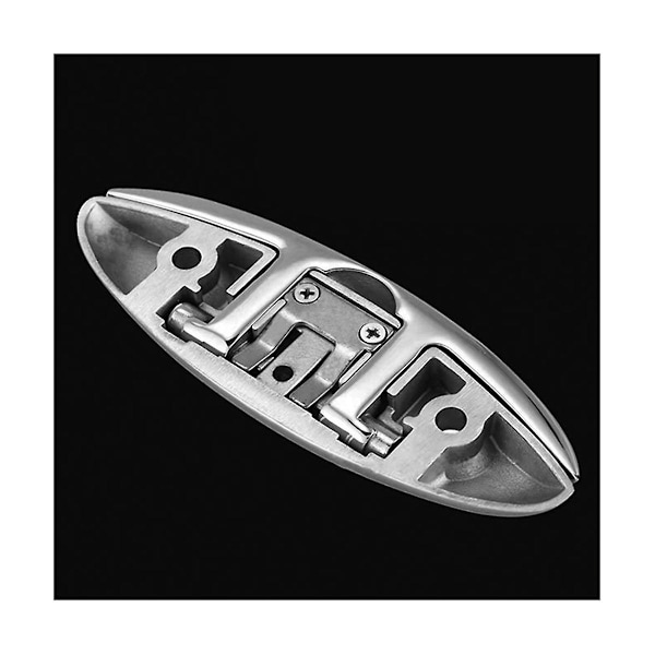 XJ-6 Tommer Marine Grade Båd Rustfrit Stål 316 Sammenklappelig Trækklampe Dock Dæk Hardware Wire Reb Klampe